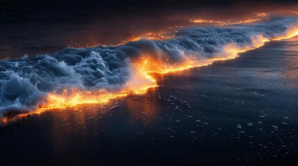 The sea of fire