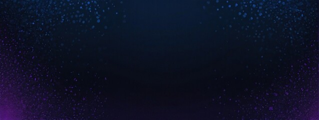 Dark blue purple glowing grainy gradient background black noise texture poster header banner design