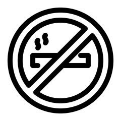 Do not smoke icon