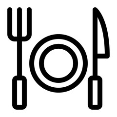 Restaurant symbol icon
