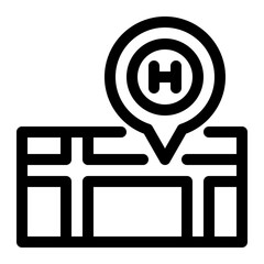 Map hotel icon