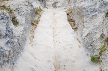 Oregon Trail Ruts State Historic Site in Guernsey, Wyoming