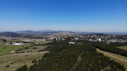 Fototapeta premium Landscape in the mountain, Zlatibor - Serbia
