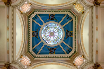 Obraz premium Wyoming, State Capitol, State government office in Cheyenne, Wyoming