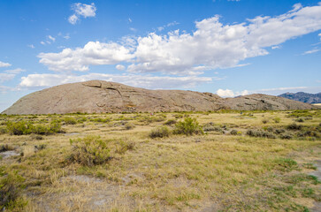 Independence Rock State Historic Site in southwestern Natrona County, Wyoming