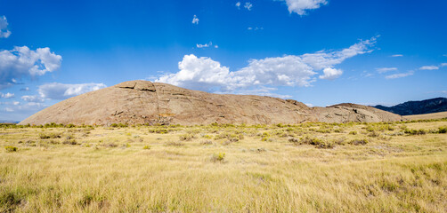 Independence Rock State Historic Site in southwestern Natrona County, Wyoming