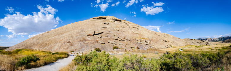 Independence Rock State Historic Site in southwestern Natrona County, Wyoming