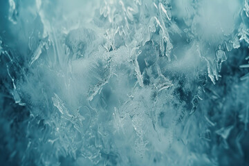 Fototapeta premium Generative ai on theme of beautiful texture transparent ice for design natural abstract background