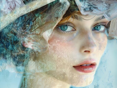 Frame a close-up perspective of a vintage-inspired fashion trend blending with the psychological concept of nostalgia Incorporate unexpected camera angles to evoke a sense of longi