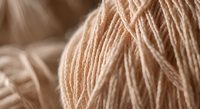 Close-Up of a Twine Texture