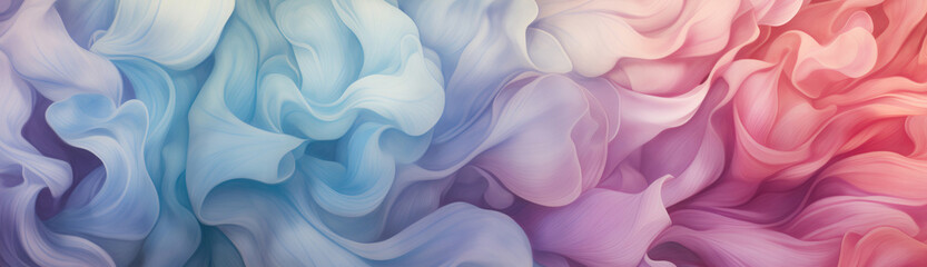 Obraz premium Vibrant waves of colors. A vibrant multicolored background with wavy shapes creating a mesmerizing and artistic pattern