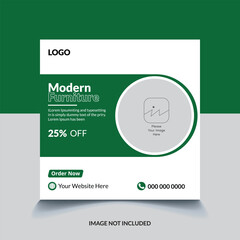 furniture sale instagram post social media template 2