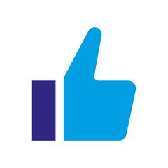 Thumbs up Blue icon