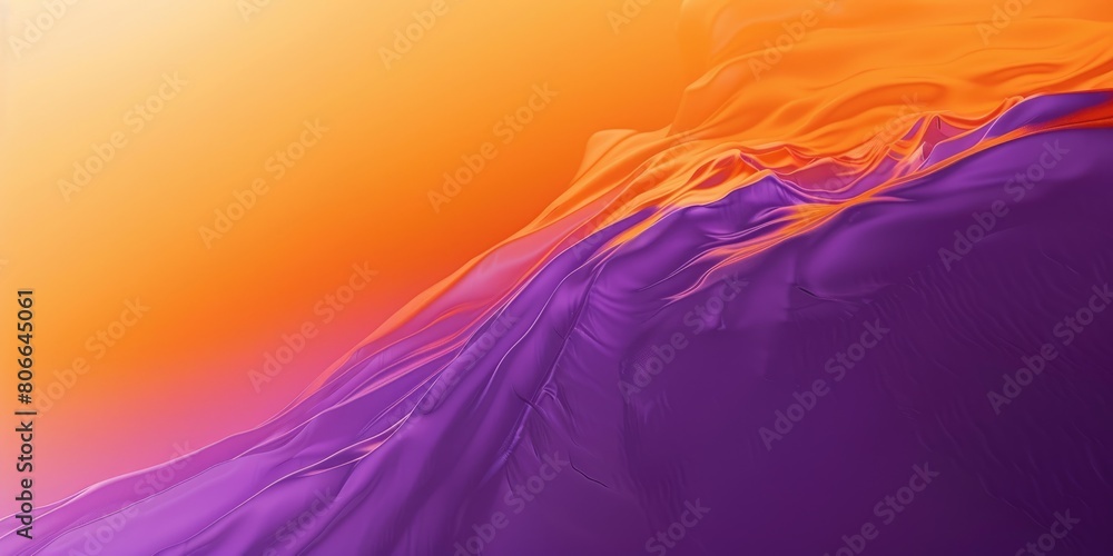 Poster a gradient from orange to purple with a wrinkled texture. aig51a.