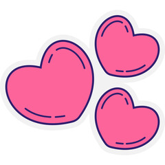 Love Doodle Sticker