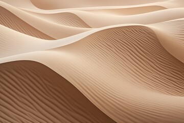 textured sand dunes in the desert, showcasing the intricate patterns created by the wind's gentle caress 