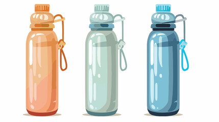 Water bottle design over white Vector illustration. vector