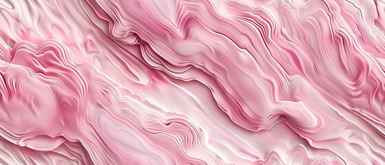 ピンクの大理石のテクスチャ背景に滑らかな波線、エレガントでモダンなデザイン、シームレスなタイルの繰り返しパターン、高解像度のループテクスチャ。