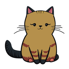 Obraz premium brown cat