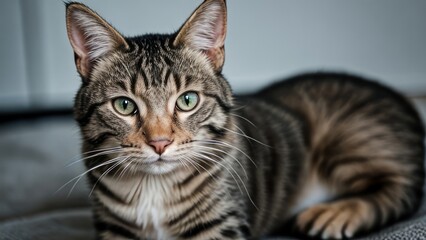 Obraz premium portrait of a cute cat animal