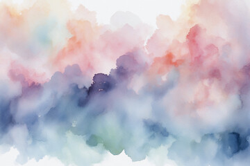 Soft, pastel watercolor brushstrokes that create an airy and fairytale atmosphere.