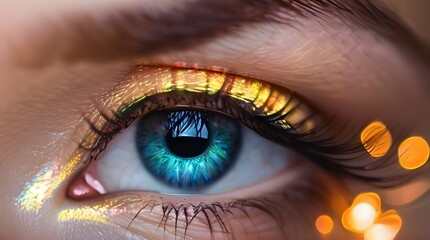 Fototapeta premium eye of the person