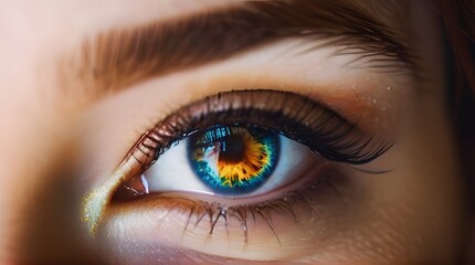 Fototapeta premium eye of the person