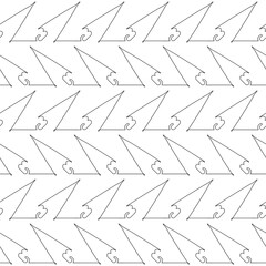 Simple and modern line umbrella monogram,