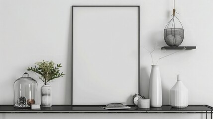 Blank white frame.