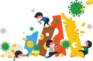 The domino impact of Covid-19