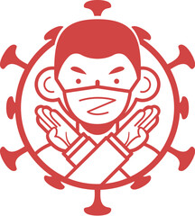 No virus sign