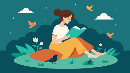 The sound of chirping crickets accompanied her as she lost herself in the world of Jane Eyre her feet resting on a plush outdoor pillow..