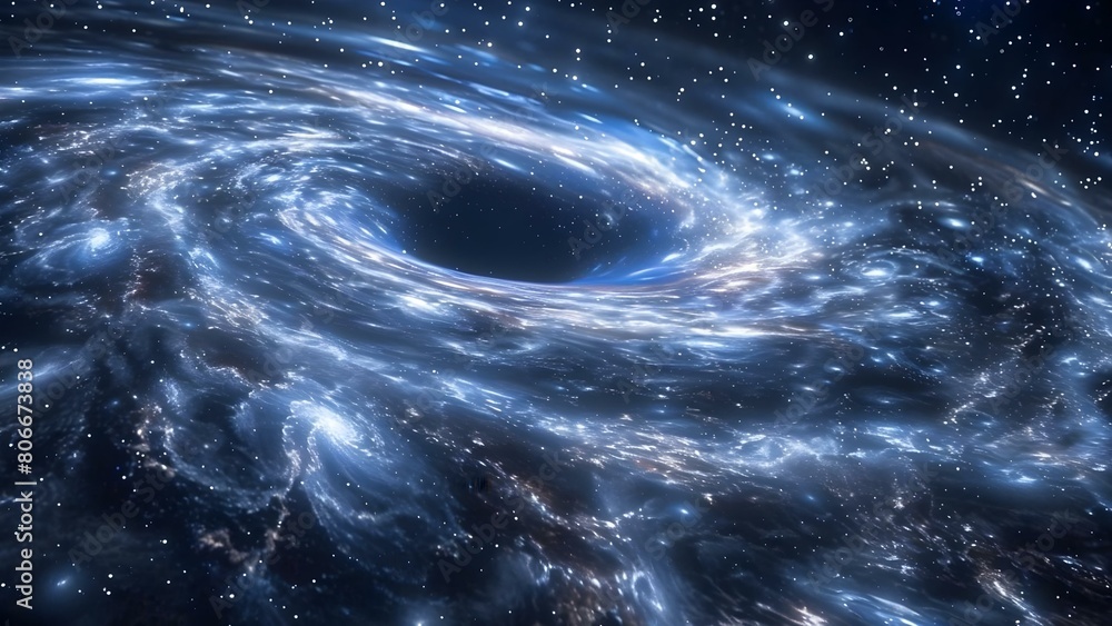 Poster earths gravity gravitational waves technology design spacetime and general relativity theory. concep