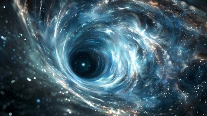 Exploring the Intersection of Earth's Gravity, Gravitational Waves, Technology, Design, Spacetime, and General Relativity Theory. Concept Gravity & Tech, Gravitational Waves, Spacetime Design