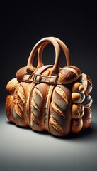 Bread Handbag Fashion Concept