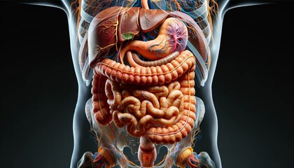 Visualization of Digestive System Functionality