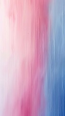 A colorful abstract art piece with shades of gray, pink, and blue.