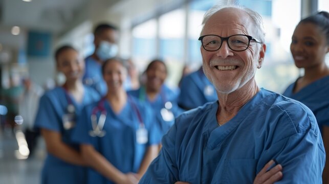 A Confident Healthcare Team Leader