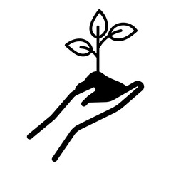 "Plant a tree / sapling" icon