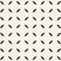 Minimalist Seamless Patterns. Geometric Textures in Black and White