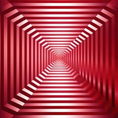 Maroon concentric gradient squares line pattern vector illustration for background, graphic, element, poster with copy space texture for display products 