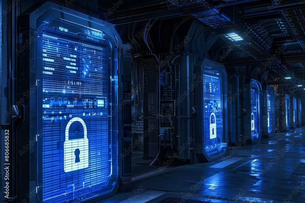 Poster enhance privacy management and network security with robust cyber protection strategies against phis