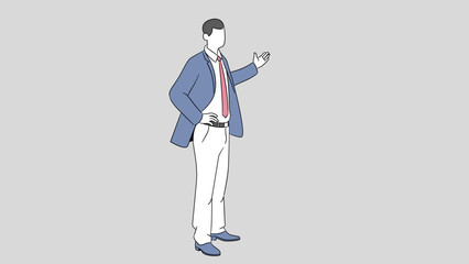 person pointing in a direction