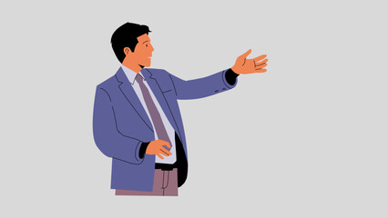 person pointing in a direction