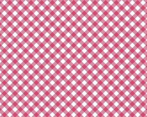 Karomuster - Tischdecke rot und weiß