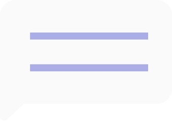 Dialog box icon with text