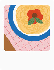 Spaghetti Polaroid