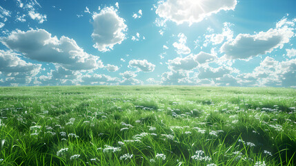 Obraz premium Natural Background Sky and Summer Natural.