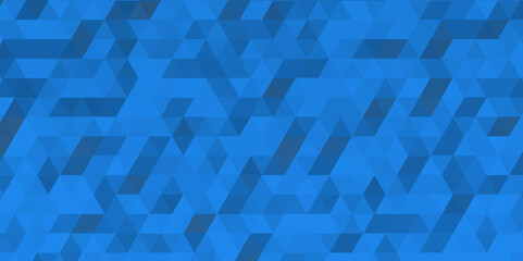 Blue vector digital technology polygon pattern background .Abstract modern geometric low poly pattern .blue polygon mosaic technology background design .