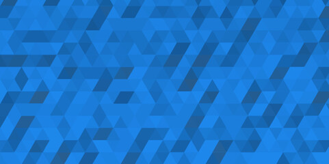 Blue vector digital technology polygon pattern background .Abstract modern geometric low poly pattern .blue polygon mosaic technology background design .